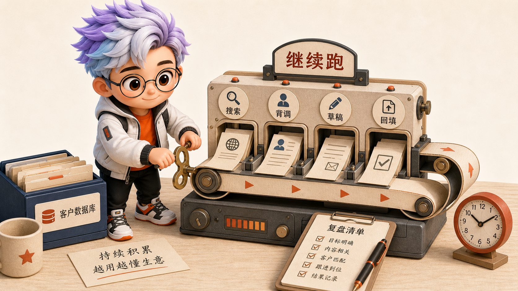 主动开发课后继续运转