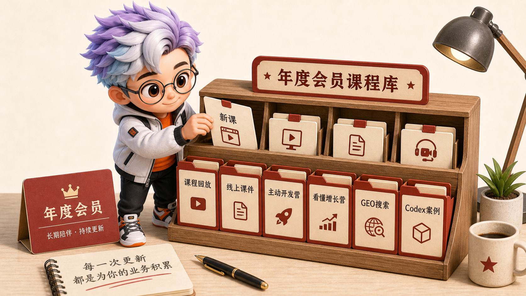 年度会员课程库沉淀
