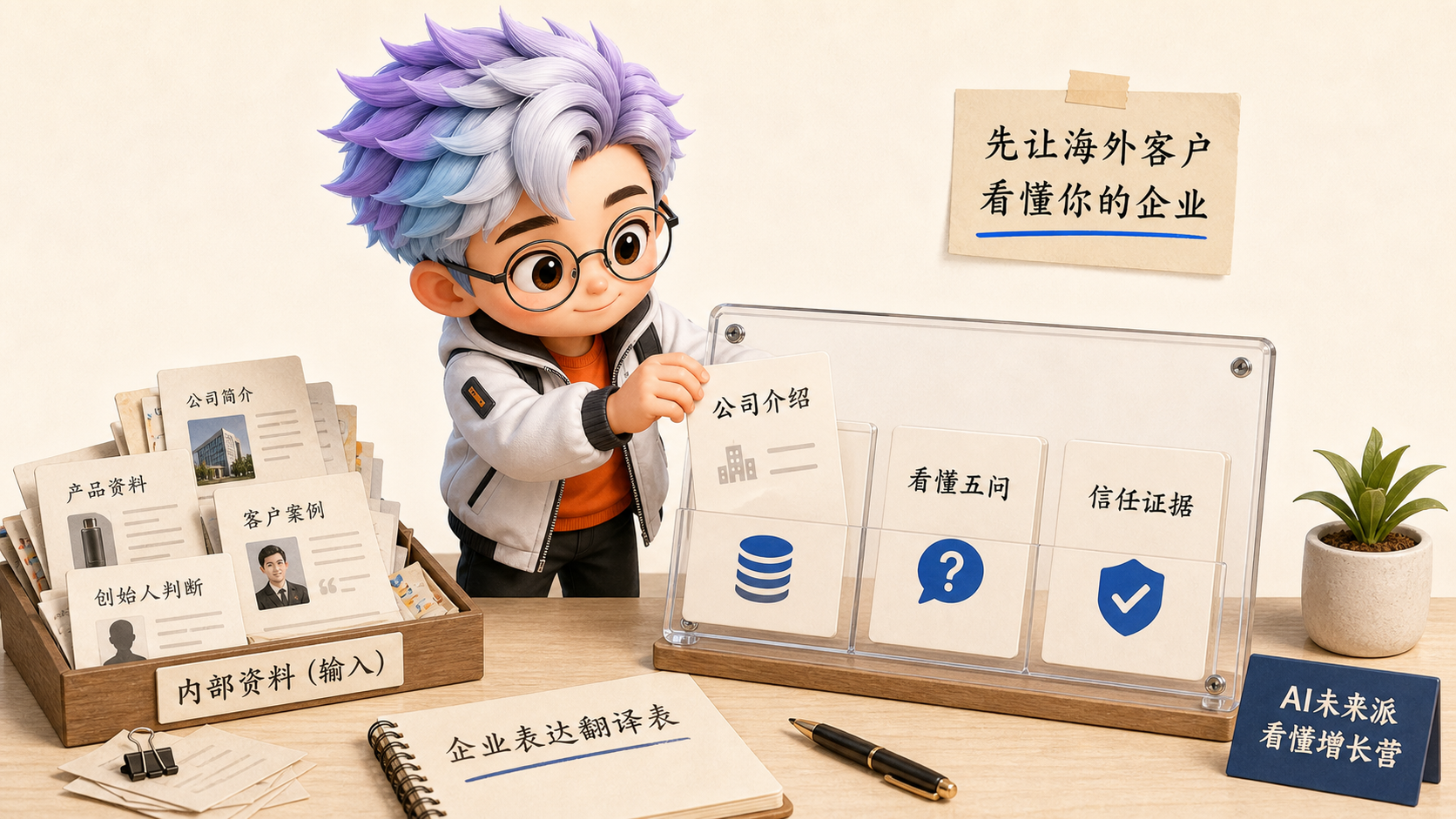 把企业事实翻译成客户看得懂的内容